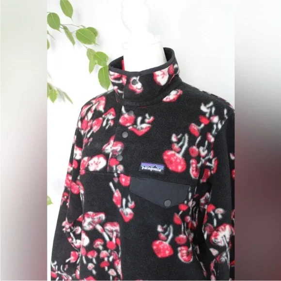 RARE: Patagonia - Forest Mushroom Limited Snap-T Fleece Synchilla Small - Picture 2 of 9